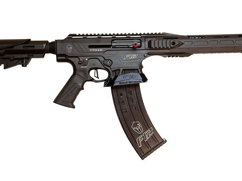 Typhoon F12 flared magwell black red grey gold orange yellow blue