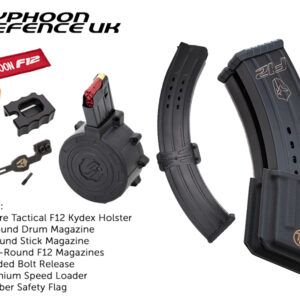 Typhoon Defence UK F12 Ultimate Magazine Package with magazines and Kydex holster